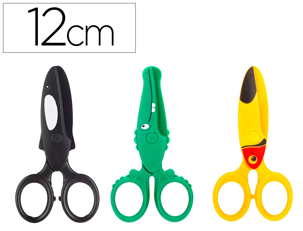 TIJERA LIDERPAPEL 12CM CORTA PASTA DE MODELAR PAPEL Y CARTON UNIDAD