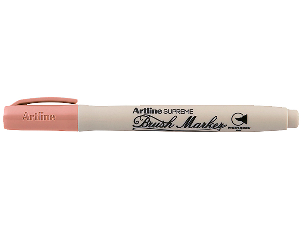 ROTULADOR ARTLINE SUPREME BRUSH PINTURA BASE DE AGUA PUNTA TIPO PINCEL TRAZO VARIABLE MELOCOTON