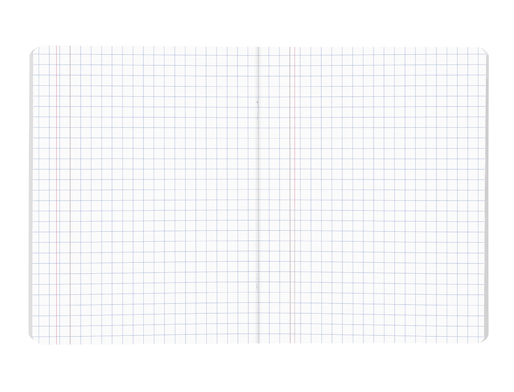 LIBRETA LIDERPAPEL SCRIPTUS A5 48 HOJAS 90GR CUADRO 8MM CON MARGEN