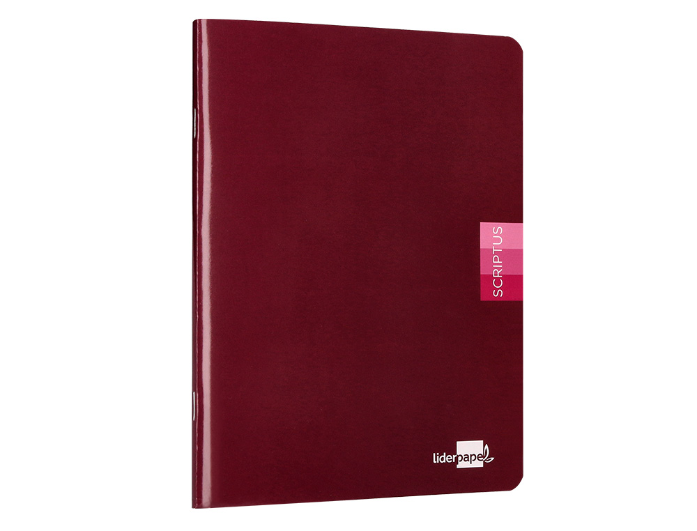LIBRETA LIDERPAPEL SCRIPTUS A5 48 HOJAS 90GR CUADRO 8MM CON MARGEN
