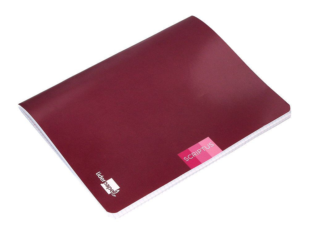 LIBRETA LIDERPAPEL SCRIPTUS A5 48 HOJAS 90GR CUADRO 8MM CON MARGEN