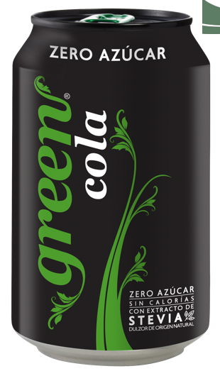 LATA GEEN COLA ZERO AZUCAR  33CL 